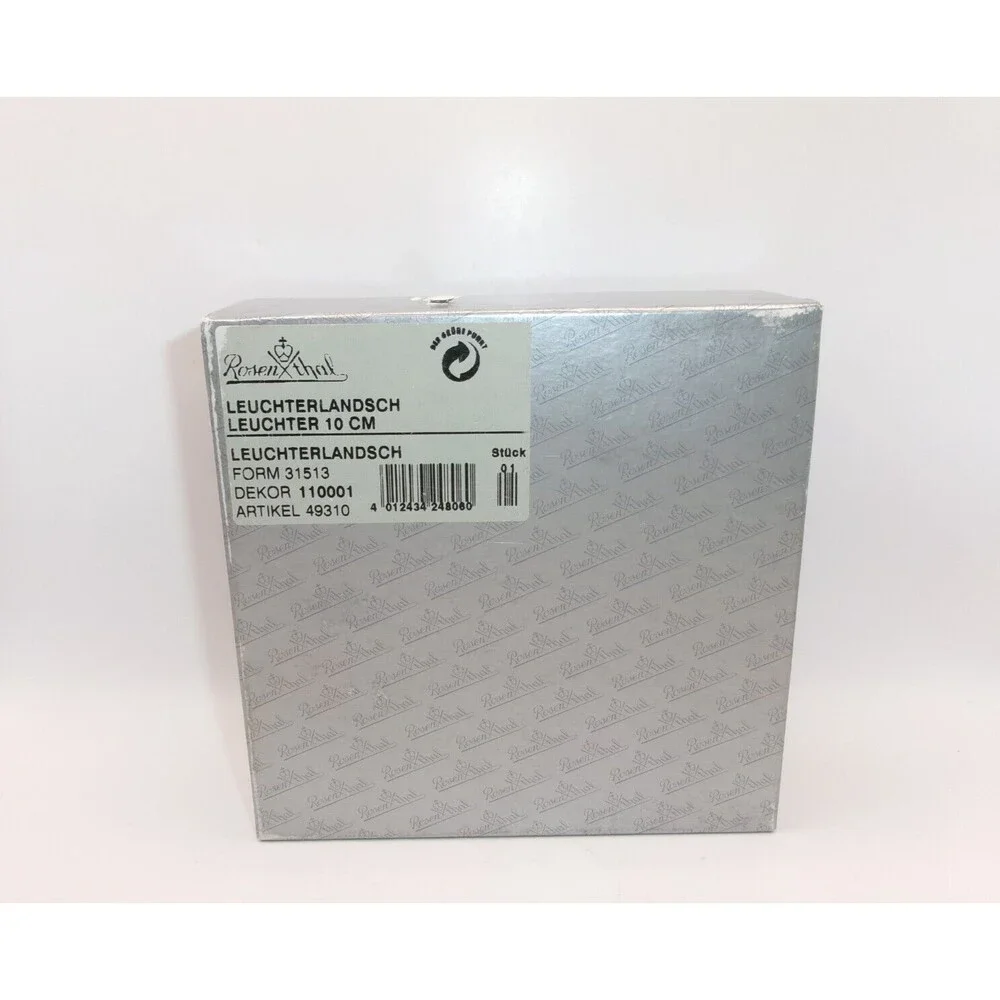 Rosenthal Studio Line Crystal Candle Holder with Candle Single Boxed Signed